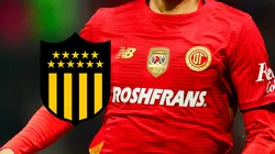 Peñarol va a la carga por un futbolista de Toluca.