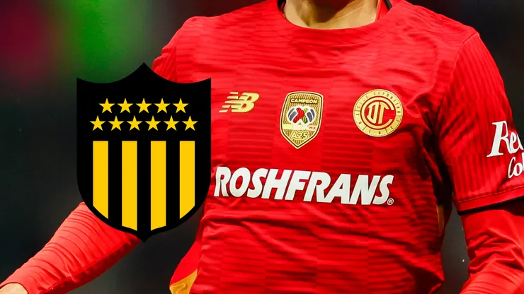 Peñarol va a la carga por un futbolista de Toluca.