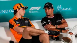 Oscar Piastri se comparó con Checo Pérez