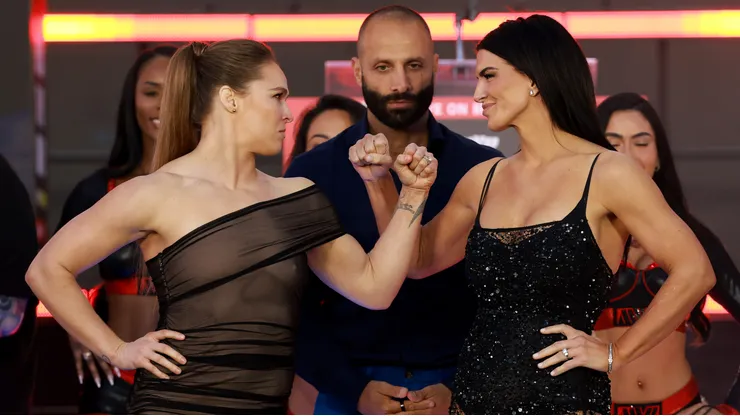 Ronda Rousey y Gina Carano se medirán este sábado 16 de mayo en Los Angeles.
