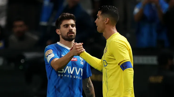CR7, atento al partido del Al-Hilal.
