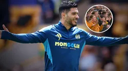 Raúl Jiménez fue ovacionado por los Wolves