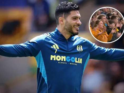 Raúl Jiménez recibió una gran ovación de la afición de Wolves