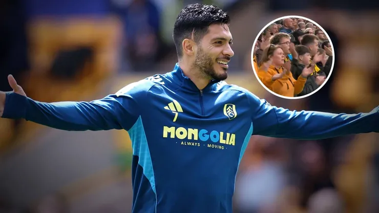 Raúl Jiménez fue ovacionado por los Wolves