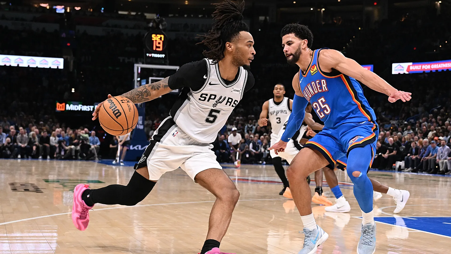 San Antonio Spurs y Oklahoma City Thunder se conocen de memoria. (GETTY IMAGES)