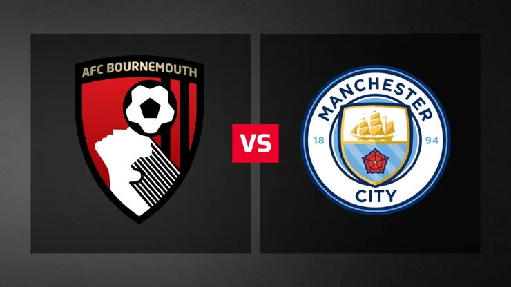 Bournemouth y Manchester City se enfrentan por la Premier League
