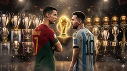 Cristiano Ronaldo vs. Lionel Messi: títulos en su carrera.