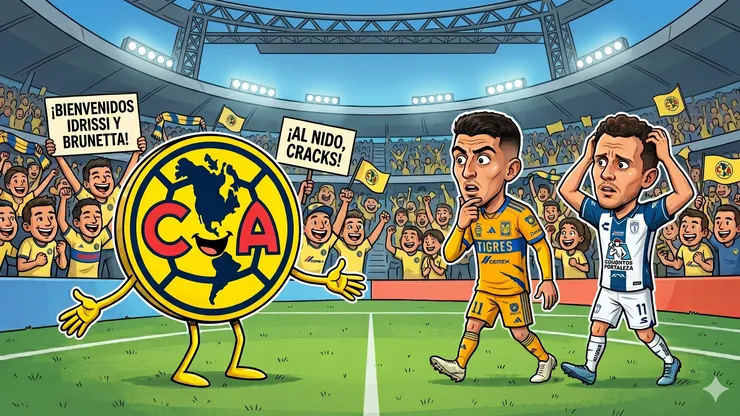 Las posibilidades de que Oussama Idrissi y Juan Brunetta sean refuerzos de América