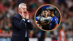 Aguirre y un mensaje en plena definición.