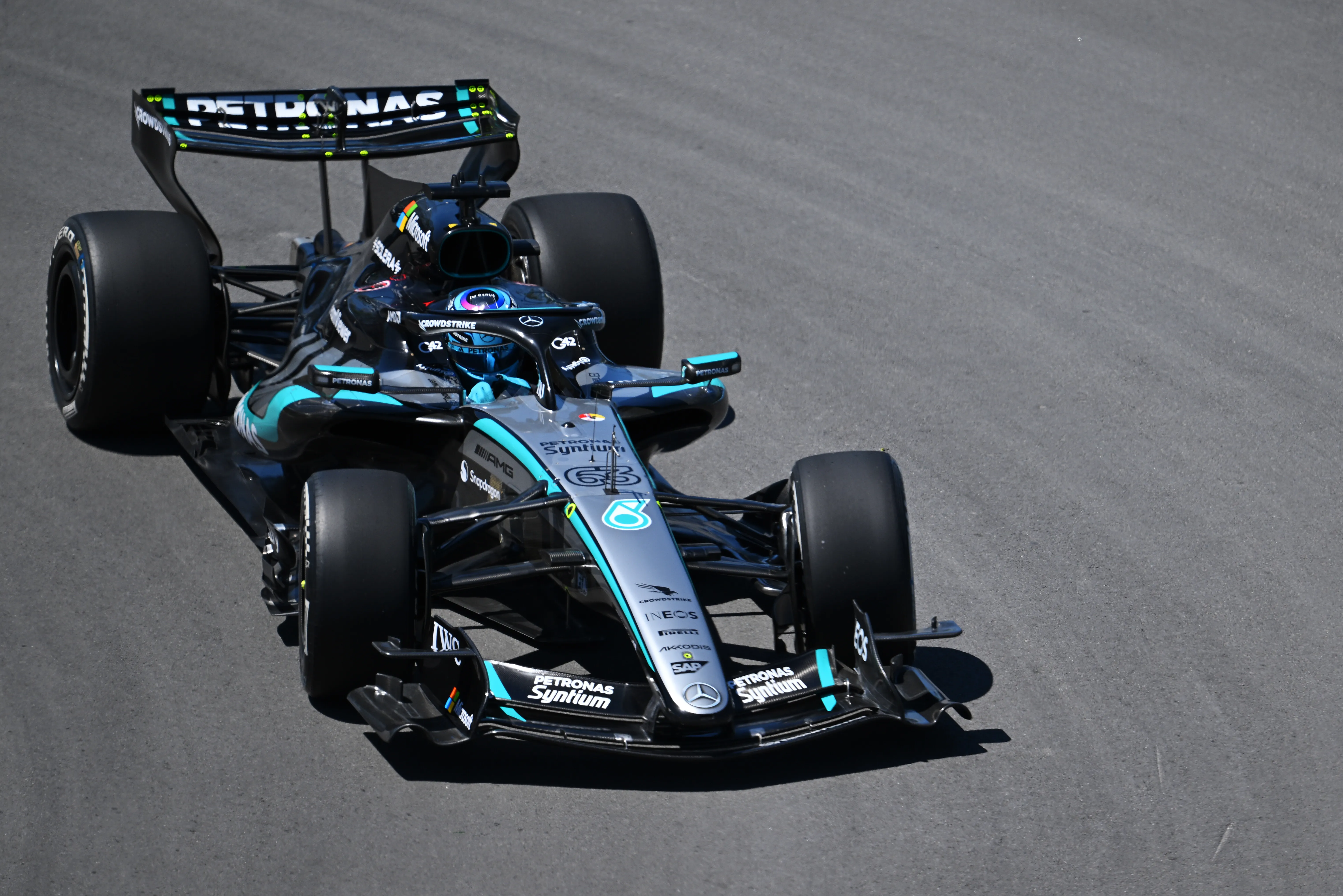 Mercedes dominó en los libres de Canadá (Getty Images)