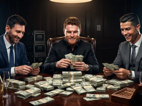 Canelo Álvarez superó a Lionel Messi como deportista mejor pago y solo quedó por detrás de Cristiano Ronaldo