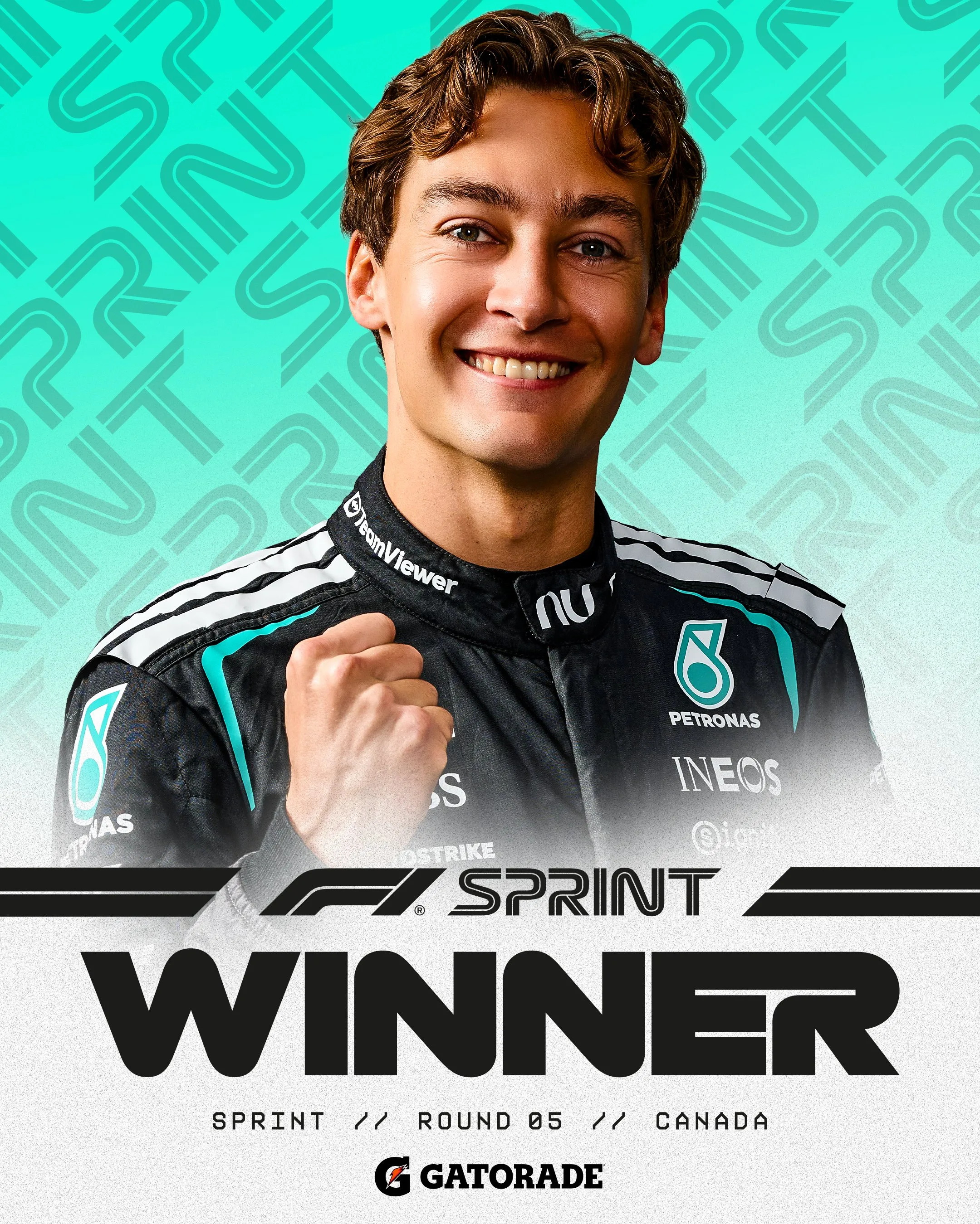 George Russell se llevó el triunfo en la sprint (Fórmula 1)