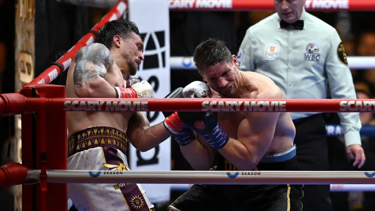 Oleksandr Usyk completó una jornada llena de éxito deportivo y económico.