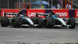 George Russell y Kimi Antonelli batallan en el GP de Canadá 2026