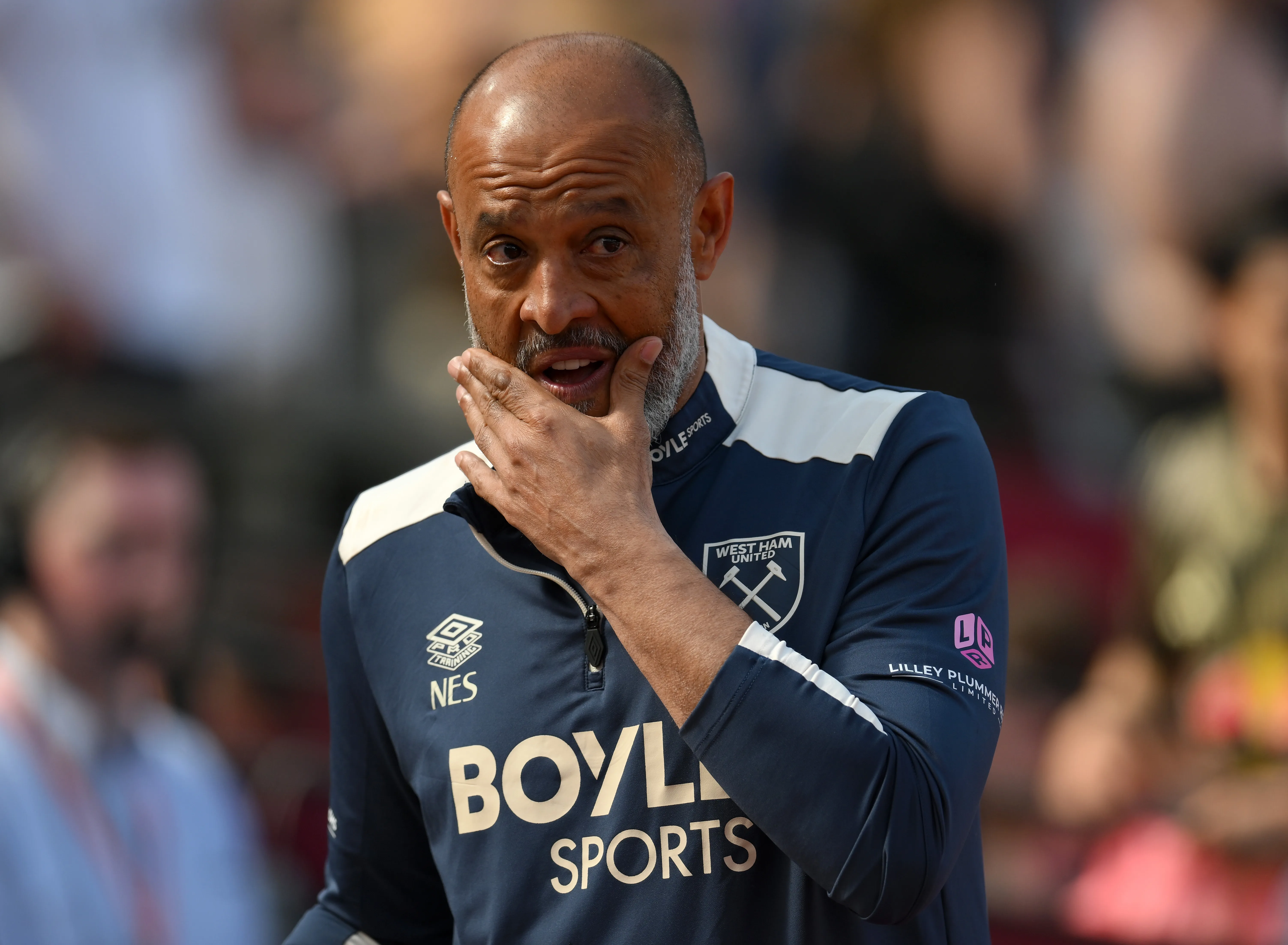 Nuno Espirito Santo, entrenador de West Ham United (Getty Images)