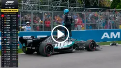 George Russell tuvo que abandonar la carrera principal del GP de Canadá 2026