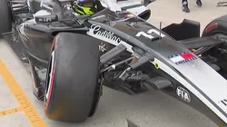 El coche de Checo Pérez se averió en Canadá