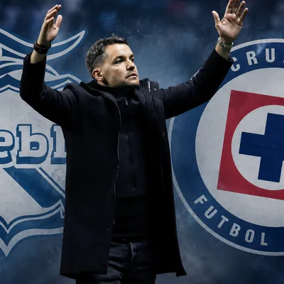 No lo tenía nadie: Puebla felicitó a Cruz Azul... ¡con un palito a Larcamón!