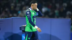 La frustración de Keylor tras el subcampeonato.