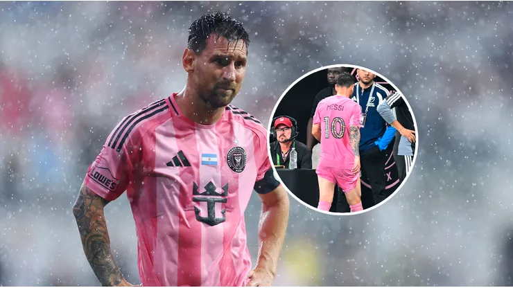 Lionel Messi se marchó lesionado en el último partido de Inter Miami
