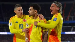 Luis Díaz, James Rodríguez y Richard Ríos en Colombia