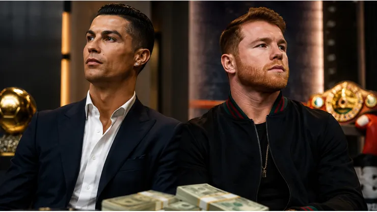 Ganancias de Cristiano Ronaldo vs. Canelo Álvarez.