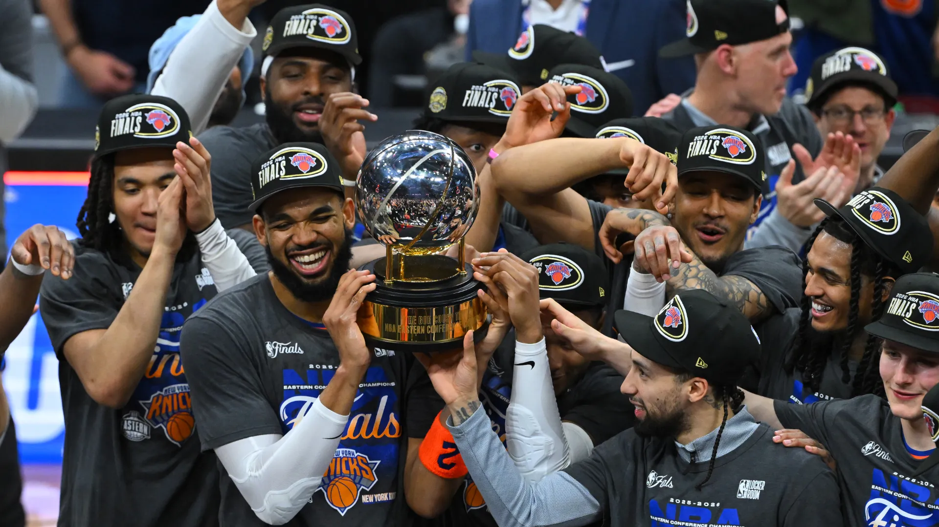 Los New York Knicks ganaron las Finales del Este y buscan el máximo título. (GETTY IMAGES)