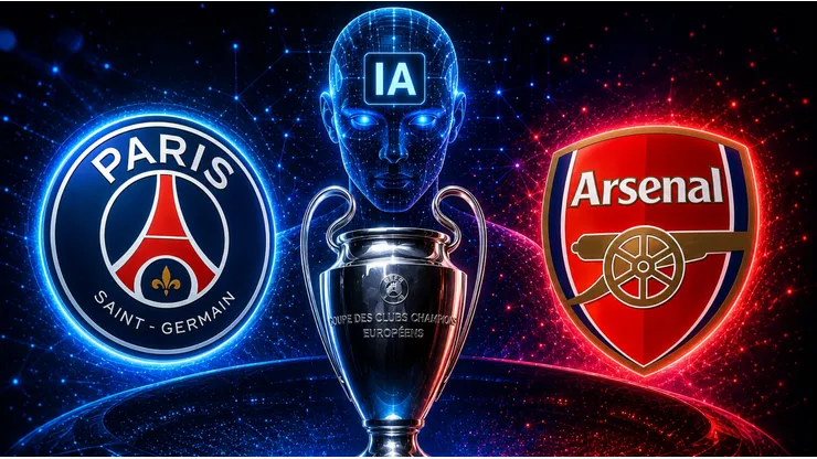Arsenal vs. PSG: la predicción de la IA.
