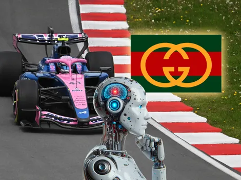 Así será el livery de Gucci Racing Alpine según la Inteligencia Artificial