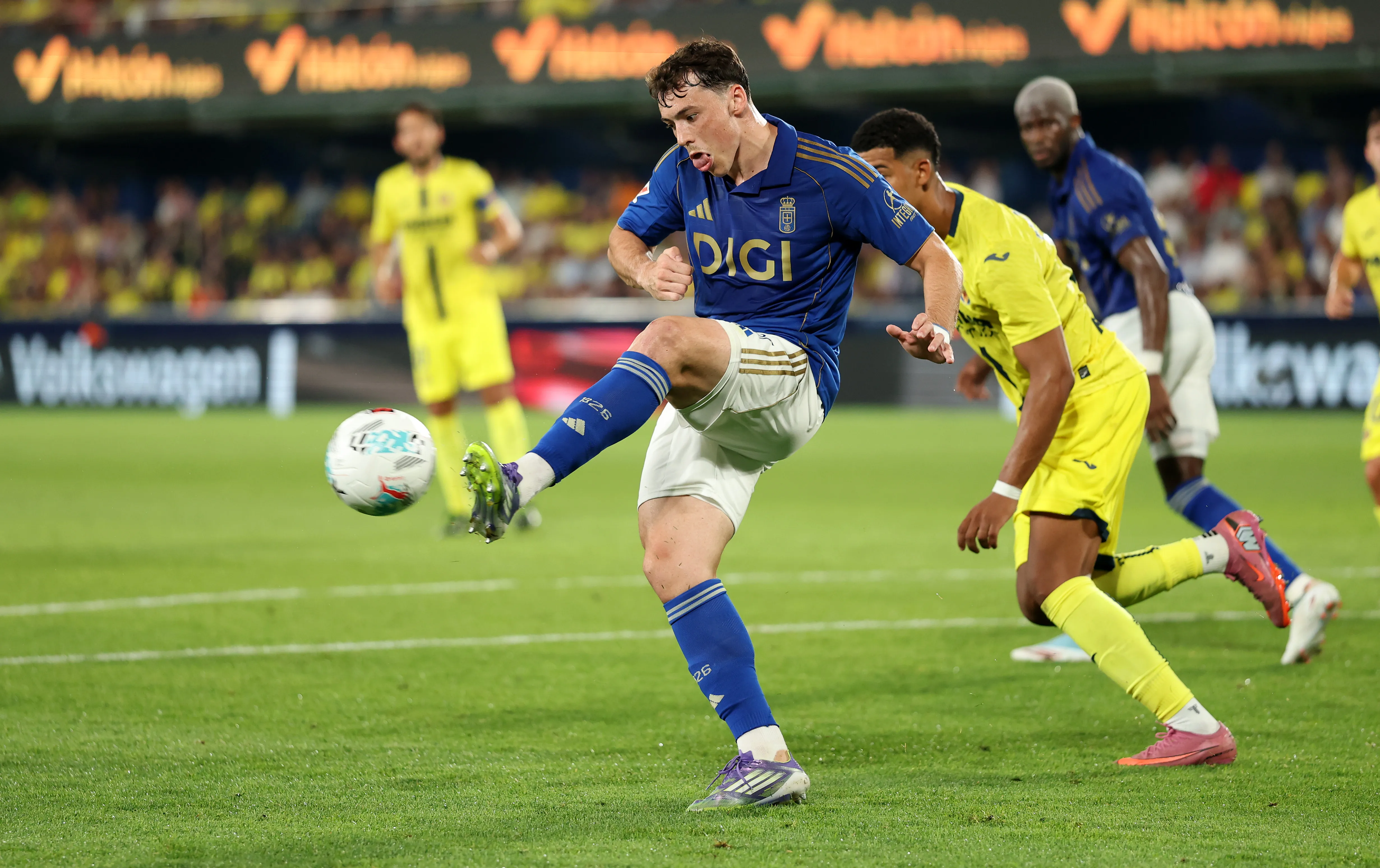 Federico Viñas no logró mantener la categoría con Real Oviedo en LaLiga. [Foto: Getty Images]