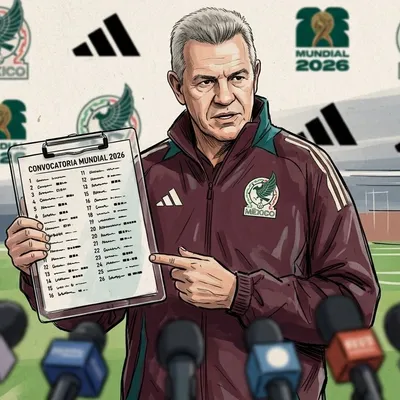 Última hora: filtran la lista definitiva de México para el Mundial 2026