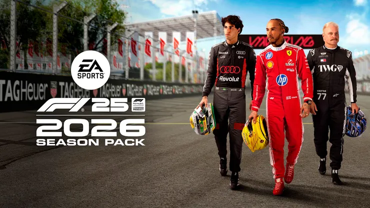 Portada del 2026 Season Pack del EA F1 25