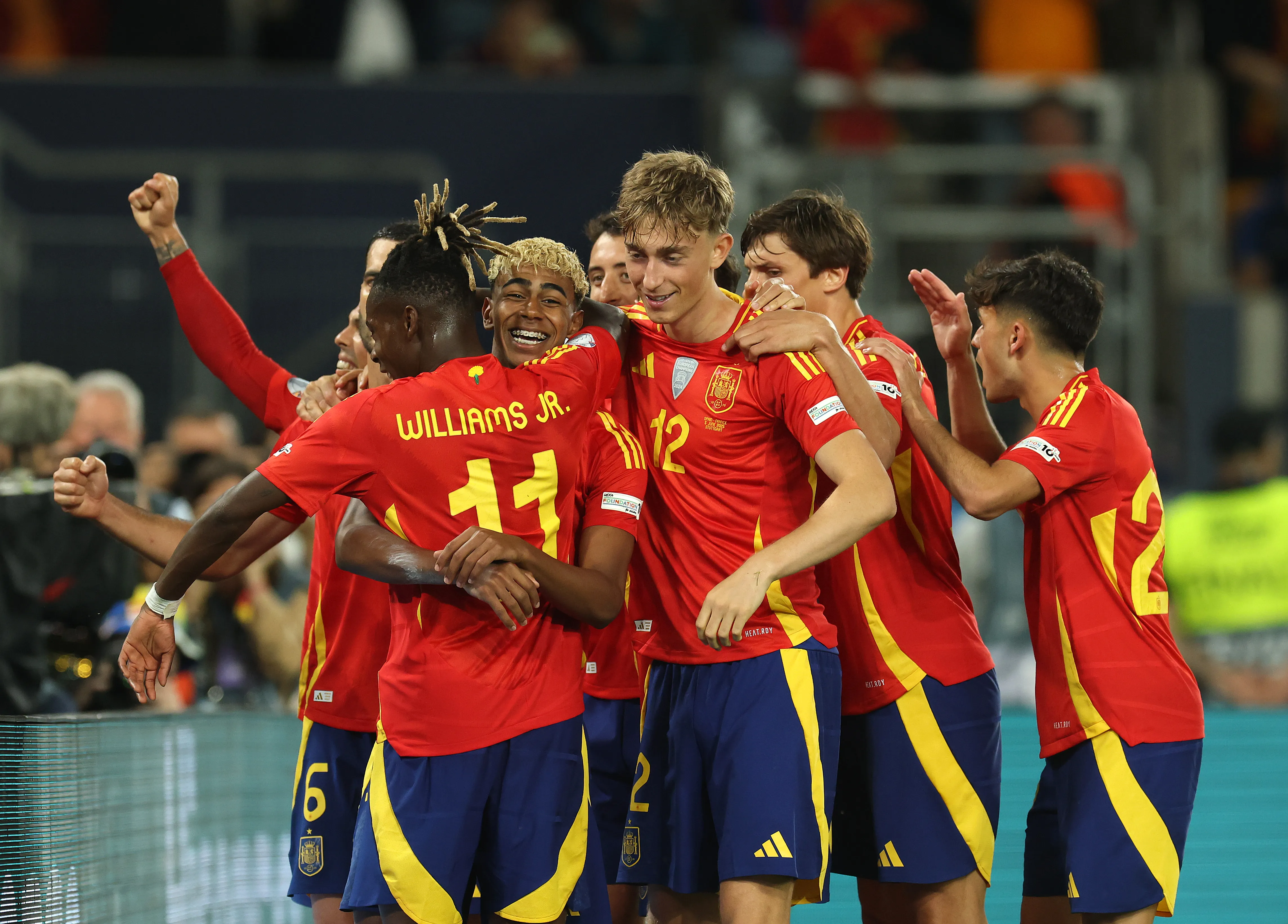 España, la selección con más chances según el informe (Getty Images)