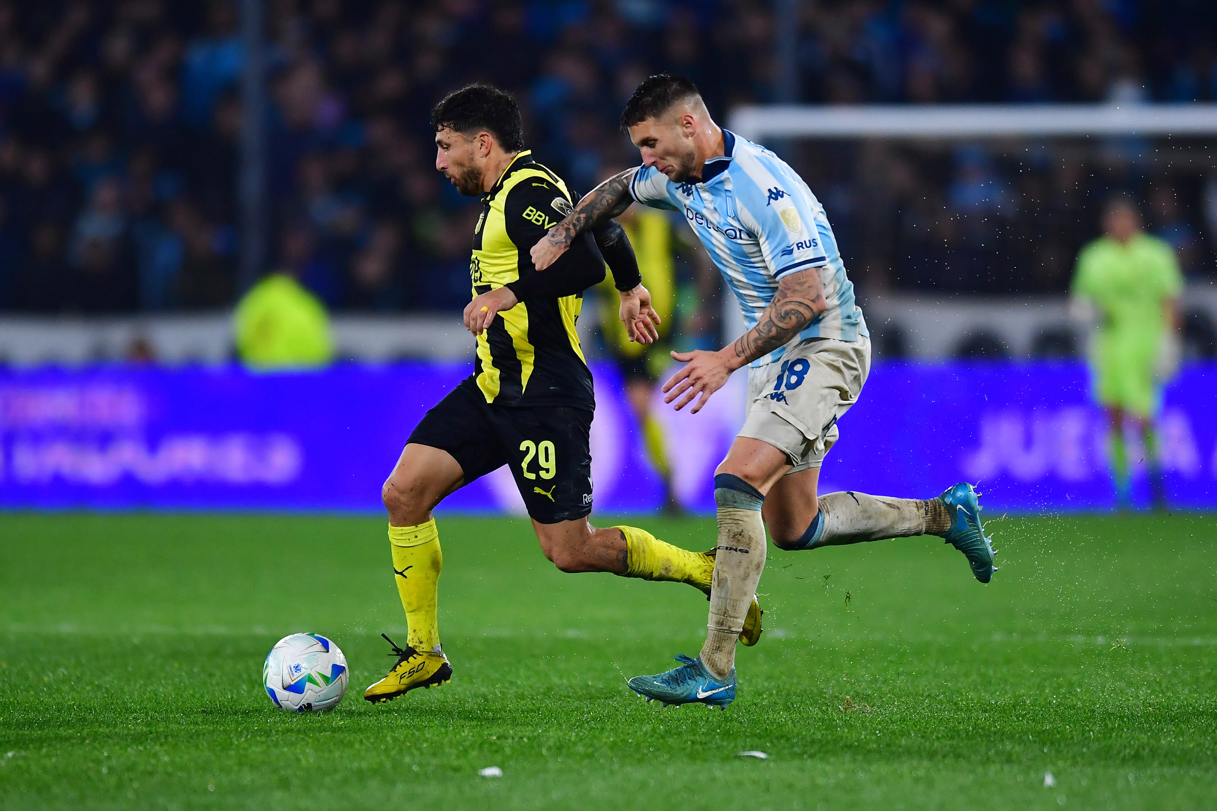 Franco Pardo jugó el último año en Racing Club (Getty Images)
