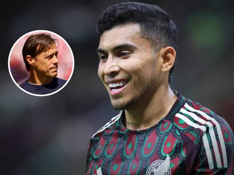 Orbelín Pineda elogió a Matías Almeyda, el DT de Rayados