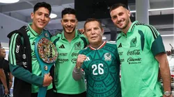 Julio César Chávez visitó a la Selección Mexicana.