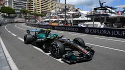 Fernando Alonso participó de la Práctica Libre 1 de Mónaco con Aston Martin