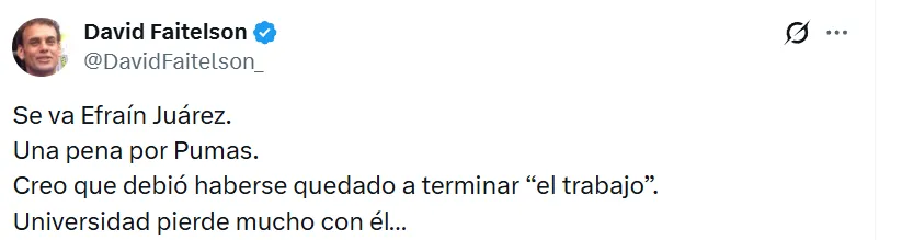 La opinión de David Faitelson (X)