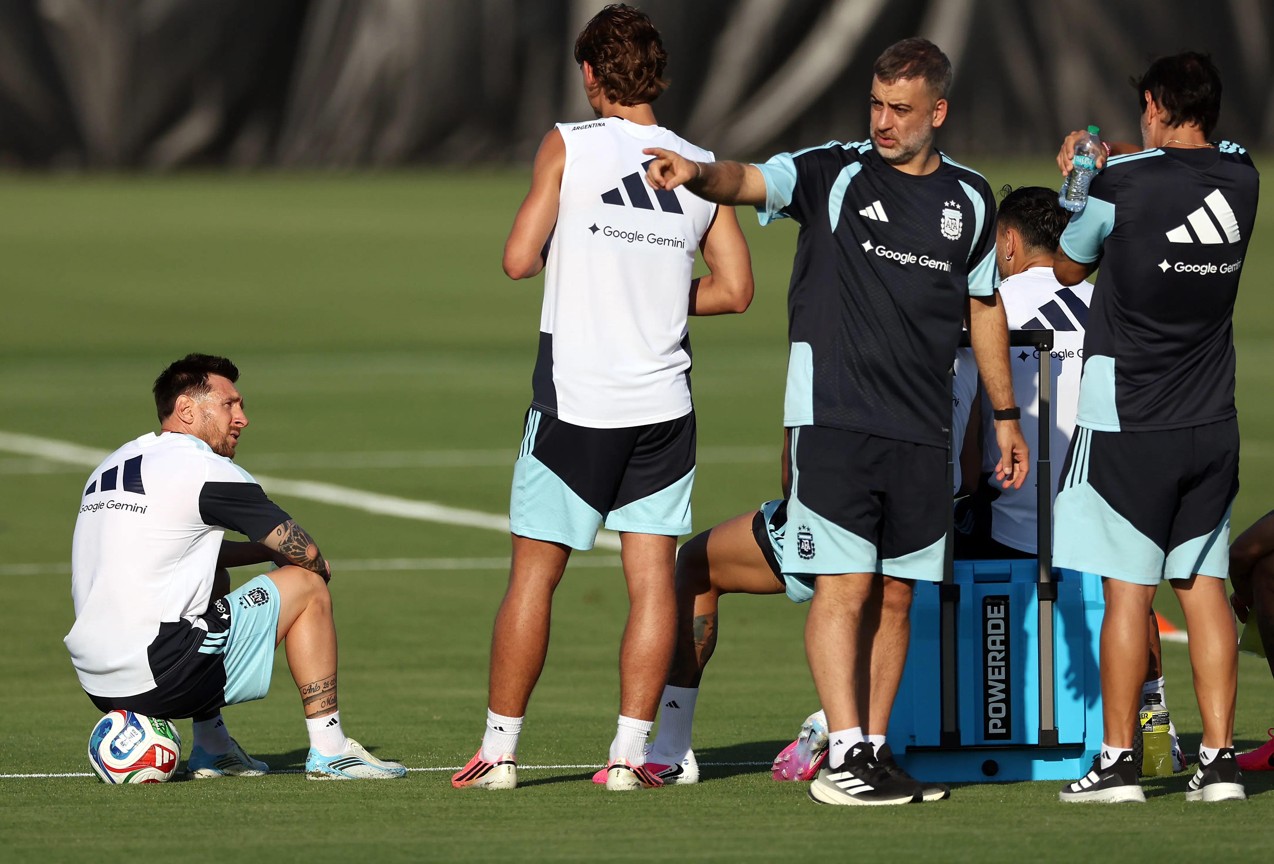 Messi en el último entrenamiento abierto de Argentina [Foto: Getty}