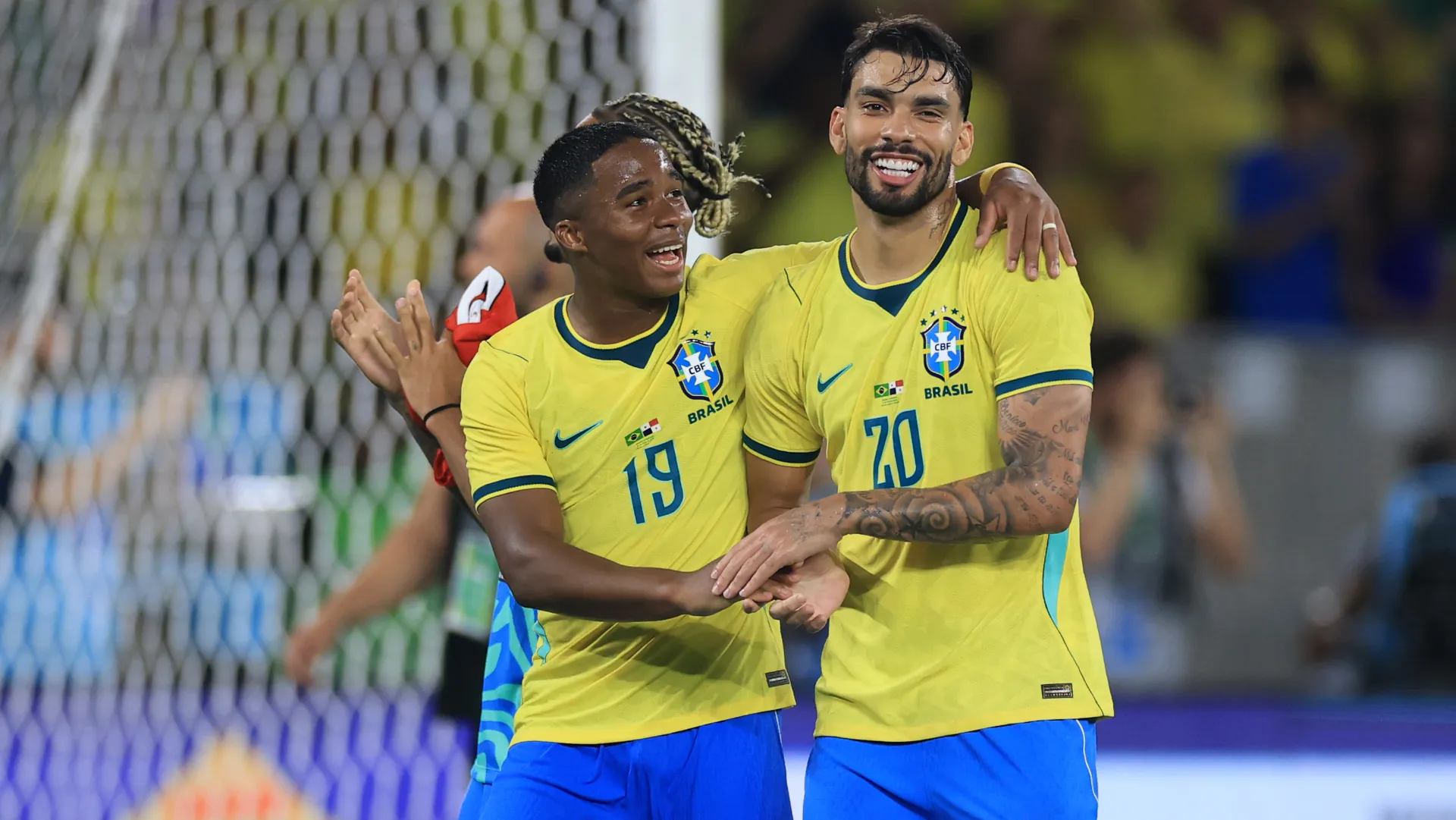 Endrick y Paquetá luchan por un puesto como titulares en la alineación de Brasil. (GETTY IMAGES)