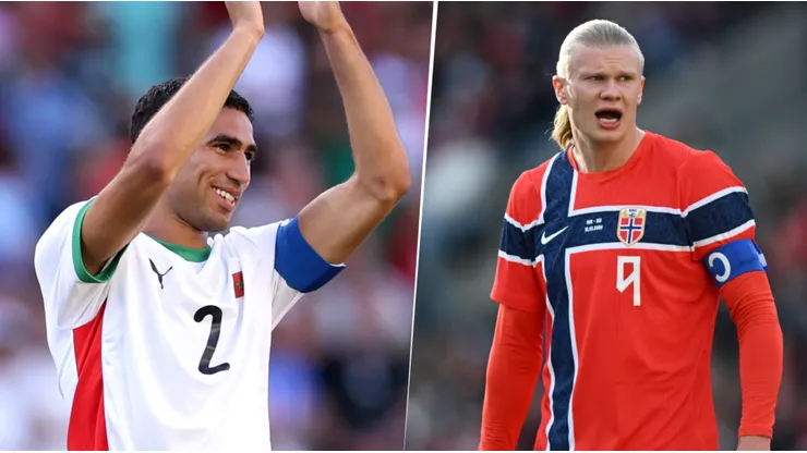 Marruecos vs. Noruega por el amistoso internacional.