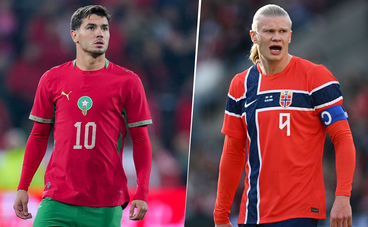 ¿Juega Haaland? Las alineaciones de Marruecos vs. Noruega