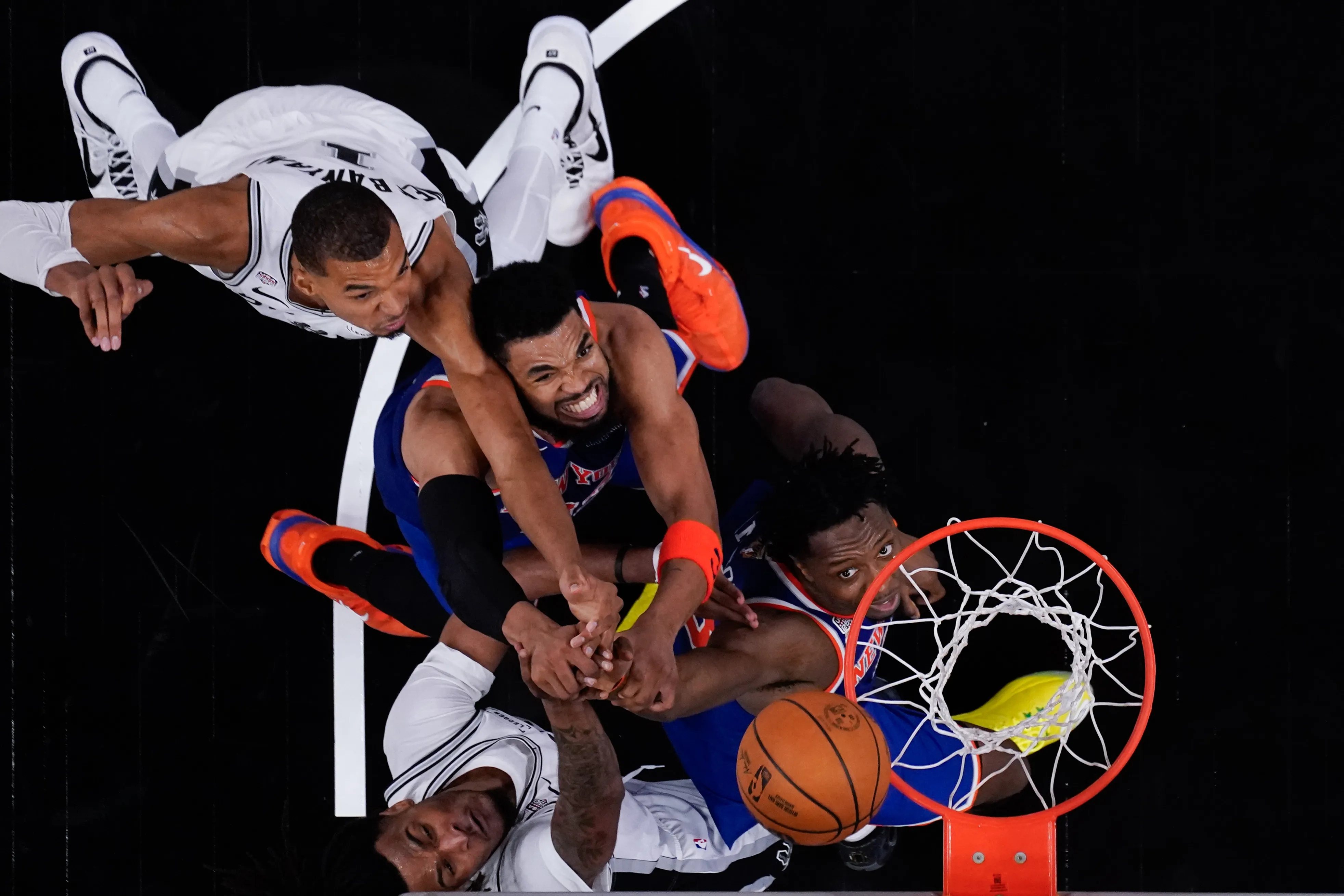 Imagen del juego 2 de las Finales de la NBA 2026 (Getty Images)