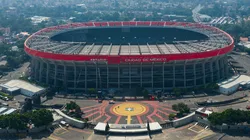 Vista aérea del exterior del Estadio Azteca