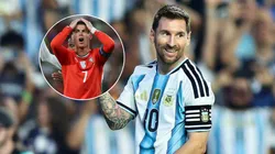 Messi convirtió y calienta el duelo de estrellas.