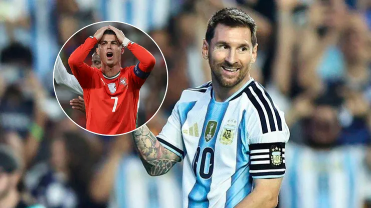 Messi convirtió y calienta el duelo de estrellas.