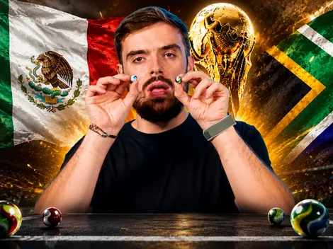 Ibai Llanos simuló con canicas el México vs. Sudáfrica