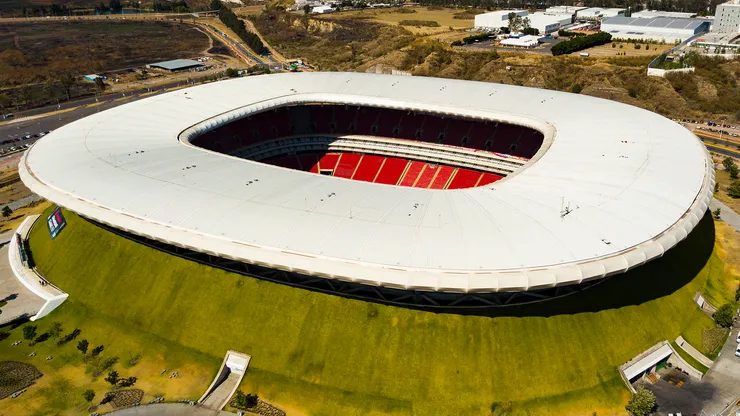 Vista aérea del Estadio Akron de Guadalajara