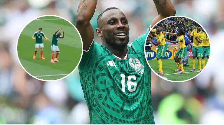 Julián Quiñones emuló la histórica celebración de Sudáfrica en 2010