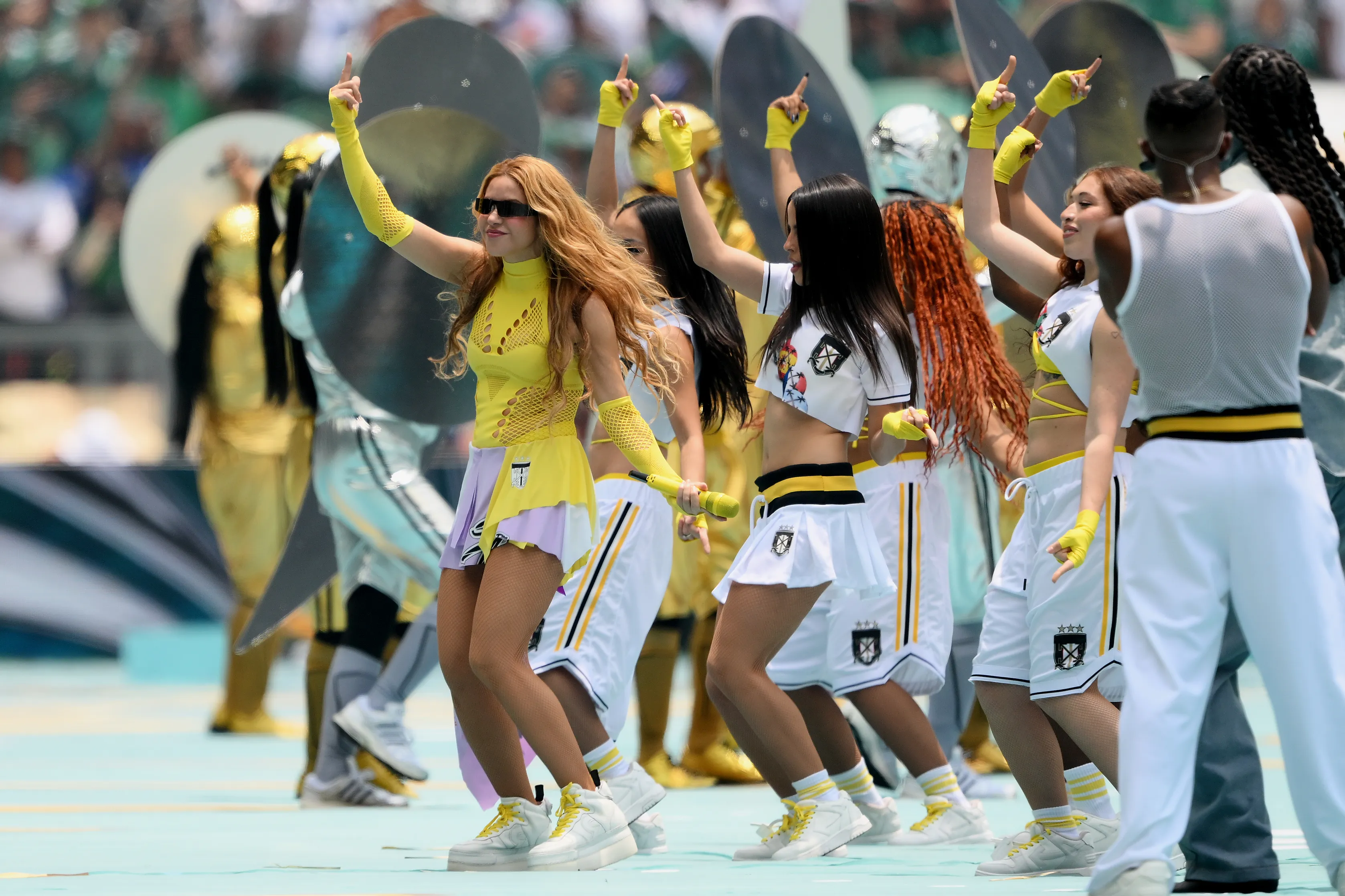 Shakira se presentó en la primera ceremonia inaugural del Mundial 2026 en México (Getty Images)